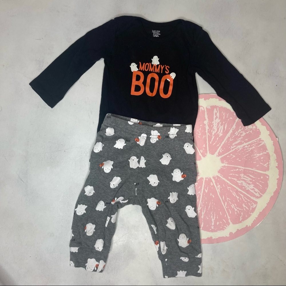 Carter’s Halloween ghost outfit set size 9 month